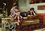Idle Hours in the Harem by Franz Von Defregger